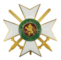 Bulgarien: Militärorden für Tapferkeit, 5. Modell (1941-1943), 3. Klasse, 1. Stufe.