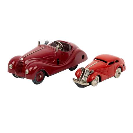 SCHUCO zwei Modellfahrzeuge "Patent 1001" und "Examico 4001", 1936-1949 und später, - Foto 2