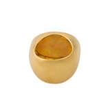 Ring mit ovalem Opal mit lebhaftem Farbspiel - Foto 4