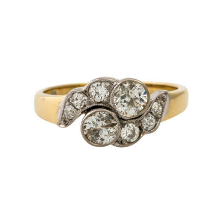 Ring mit 2 Altschliffdiamanten à 0,45 ct - photo 2
