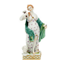 MEISSEN „Allegorie der Bildhauerkunst“,