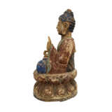 Buddha aus Holz. CHINA, 1. Hälfte 20. Jahrhundert. - Foto 2
