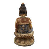 Buddha aus Holz. CHINA, 1. Hälfte 20. Jahrhundert. - фото 3