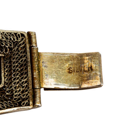 Armband. Silber und Jade, CHINA, 1. Hälfte 20. Jahrhundert. - фото 5