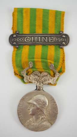 Frankreich: Medaille auf den China Feldzug 1900-1901. - фото 1