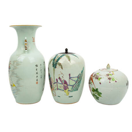 Drei Vasen. CHINA, um 1900 - photo 2