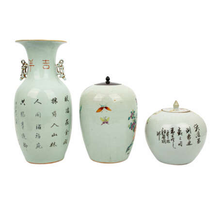 Drei Vasen. CHINA, um 1900 - photo 3