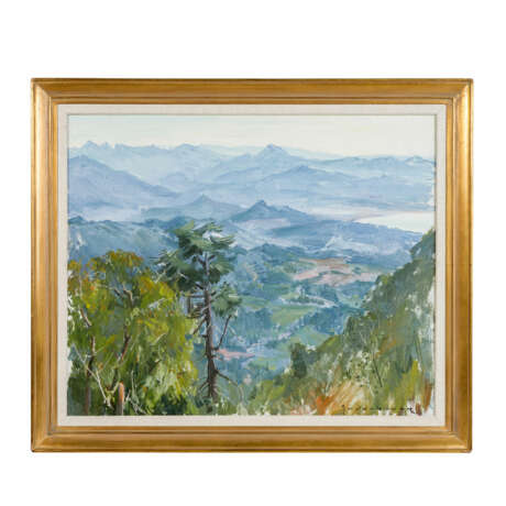 ANDERBOUHR, PAUL JEAN (1909-2006, französischer Künstler), "Korsische Landschaft bei Ajaccio", - Foto 2