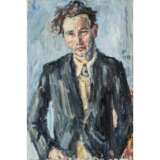 FRANK, FRANZ (1897/99-1981), "Portrait eines Herrn in blaugrauer Jacke", - Foto 1