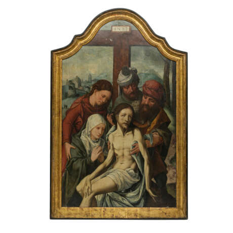 MOSTAERT, Jan, ATTRIBUIERT (Haarlem 1475-1555/56 ebenda), "Kreuzabnahme", - фото 1