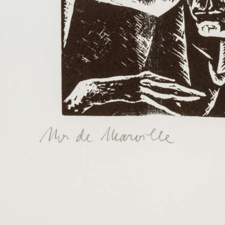 SCHAD, CHRISTIAN (1894-1982), "Mrs. de Marville", - Foto 3