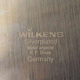 WILKENS & SÖHNE 6 Platzteller 'Silhouette', versilbert, 20./21. Jahrhundert - Foto 2