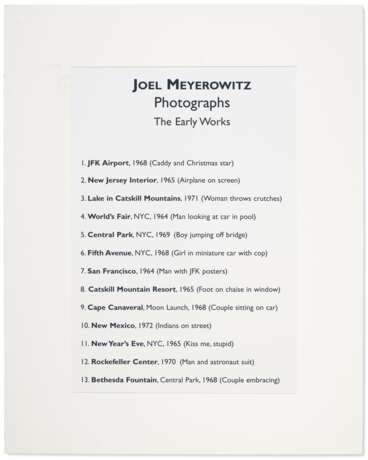 JOEL MEYEROWITZ (B. 1938) - Foto 2