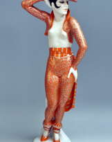 Art Deco Figurine Spanish Lady Dancer 'Carmen' Rosenthal Germany height 15.94 in Art Deco Figurine Spanish Lady Dancer 'Carmen' Rosenthal Germany height 15.94 in
