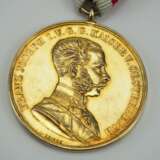 Österreich: Tapferkeitsmedaille, 8. Modell (1914-1917), Franz Joseph I., Gold. - photo 2