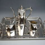 Art Nouveau Viennese Silver 4-Piece Coffee Set Vincenz Mayer's Sons circa 1900 DIANA'S HEAD HALLMARK VIENNA 1872 - 1922 Jugendstil Österreich 1900 - Foto 1