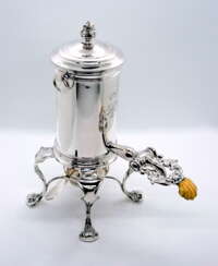 Antique Vienna Silver Coffee Maker by Mayerhofer & Klinkosch 13 Lot, circa 1844