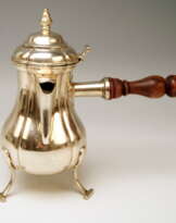 Silver Rococo Chocolate Pot Handle by Master F.X. Weixelbaum, Vienna, 1759 Silver Rococo Chocolate Pot Handle by Master F.X. Weixelbaum, Vienna, 1759