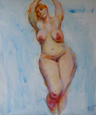 Painting “Pressure”, Canvas, Oil paint, Conceptual, Genre Nude, Russia, 2020 - photo 1