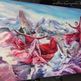 "Рубиновый танец" Canvas Oil paint Contemporary art Fantasy Russia 2019 - photo 2