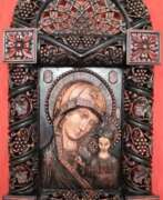Липовая древесина. Икона Казанской божьей матери