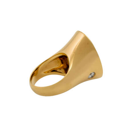 Ring mit Sinhalit von 32,6 ct und 2 Brillanten, zusammen ca. 0,4 ct, - фото 3