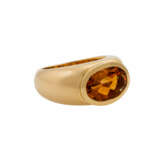 Ring mit oval facettiertem Citrin ca. 2 ct. - фото 1