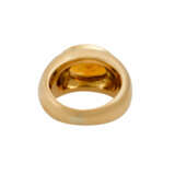 Ring mit oval facettiertem Citrin ca. 2 ct. - photo 4