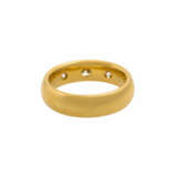 Ring mit 3 Brillanten von zusammen ca. 0,5 ct, - Foto 4
