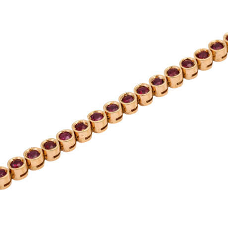 Armband mit Rubinen zusammen ca. 3,5 ct, - фото 4