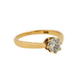 Ring mit Altschliffdiamant ca. 0,40 ct, - Foto 1