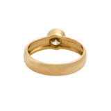 Ring mit Brillant ca. Light Greenish Yellow, ca. 1 ct - фото 4