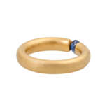 BUNZ Ring mit Saphir und Brillant von 0,06 ct, - photo 3