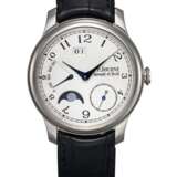 F.P. Journe. F. P. JOURNE, A PLATINUM WRISTWATCH WITH POWER RESERVE AND MOON-PHASE, OCTA AUTOMATIQUE LUNE - фото 3