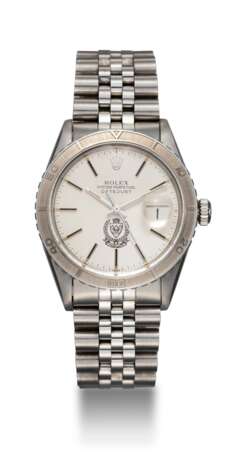 Rolex. ROLEX, A STEEL OYSTER PERPETUAL DATEJUST MADE FOR THE BAHRAIN MINISTY OF INTERIOR, REF. 16250 - photo 3