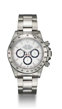 Rolex. ROLEX, A STAINLESS STEEL OYSTER PERPETUAL COSMOGRAPH DAYTONA “INVERTED 6” - фото 3