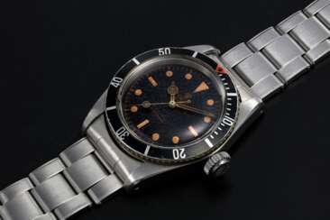 ROLEX, A STEEL OYSTER PERPETUAL SUBMARINER “BIG CROWN”, REF. 5510