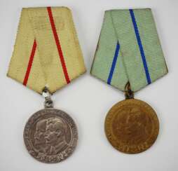 Sowjetunion: Medaille Partisan des Vaterländischen Krieges, 1. und 2. Klasse.