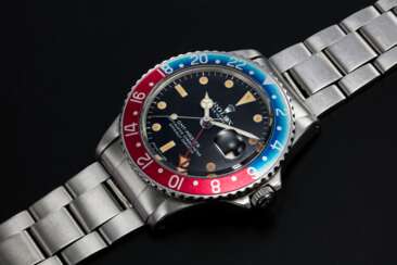 ROLEX, A STEEL OYSTER PERPETUAL GMT-MASTER “RED ARROW”, REF. 1675