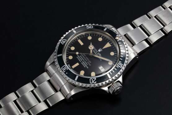 Rolex. ROLEX, A STAINLESS STEEL OYSTER PERPETUAL SEA-DWELLER (Mk 1 “Patent Pending”), Ref. 1665 - фото 1