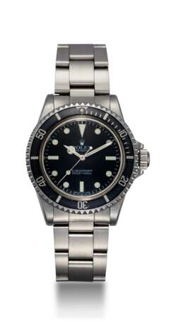 Rolex. ROLEX. A STEEL SUBMARINER WITH MAXI DIAL, REF. 5513 - Foto 3
