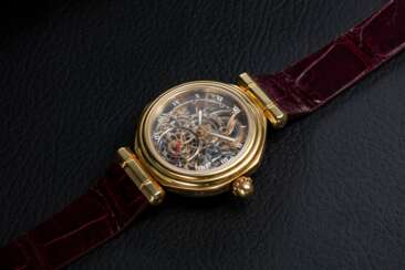 GÉRALD GENTA, A GOLD SKELETONISED TOURBILLON WRISTWATCH, No. 1, REF. G4027.4