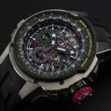 Richard Mille. RICHARD MILLE, A TITANIUM FLYBACK CHRONOGRAPH AVIATION WITH E6-B SLIDE RULE, REF. RM039-01 - Foto 1