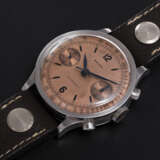 Rolex. ROLEX, A RARE STEEL ANTIMAGNETIC CHRONOGRAPH WITH SALMON DIAL, REF. 2508 - photo 1