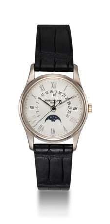 Patek Philippe. PATEK PHILIPPE, A WHITE GOLD PERPETUAL CALENDAR WITH MOON-PHASE AND RETROGRADE DATE, REF. 5050G-021 - photo 3