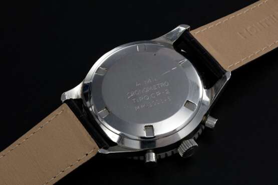 Zenith. ZENITH, A STEEL MILITARY CAIRELLI CP-2 CHRONOGRAPH MADE FOR THE ITALIAN AIR FORCE - photo 2