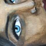 Что прячется за голубыми глазами Холст на подрамнике Мазковая техника живописи Барокко Украина 2016 г. - фото 4