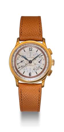Longines. LONGINES, A YELLOW GOLD MULTI-SCALE CHRONOGRAPH WITH 13ZN MOVEMENT - Foto 3