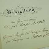 Preussen: Urkundennachlass eines General-Konsuls Dr. jur. in Sansibar und Belgien. - фото 1