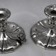 Silver Italian Pair of Candlesticks, Made circa 1875-1880 - Achat en un clic